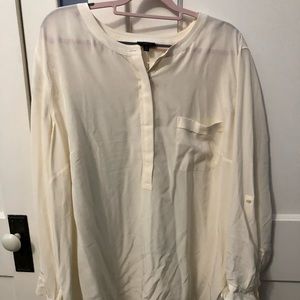 Talbots white blouse size 3x.